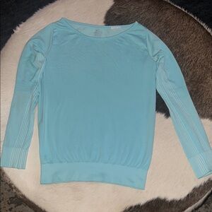 Nike Women's Long Sleeve Tee - Light Blue (never worn)